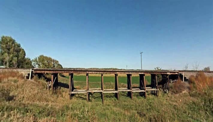 Cotesfield, Nebraska Railtroad Trestle