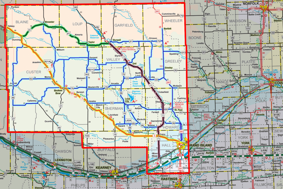 NEBRASKA’S JUNK JAUNT® MAP Nebraska's Junk Jaunt