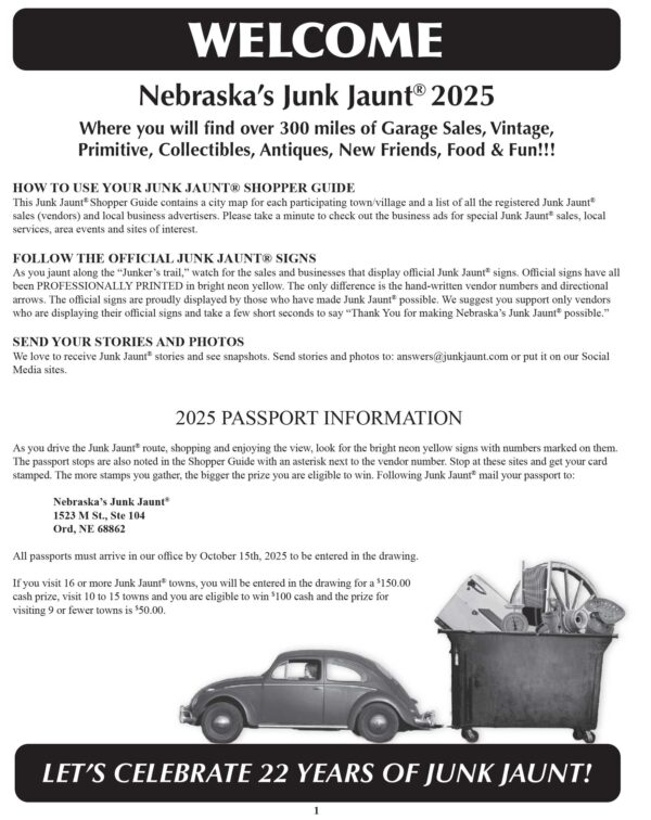 **DIGITAL DOWNLOAD** Junk Jaunt Shopper Guide 2025 - Image 3