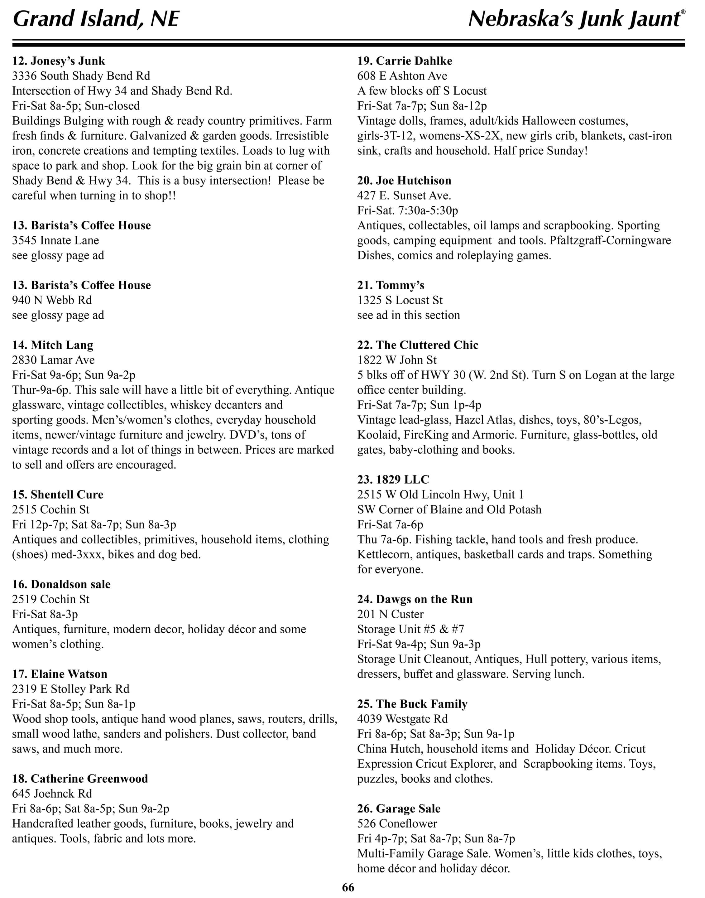 The JUNK JAUNT® SHOPPER GUIDE 2026 - Image 7